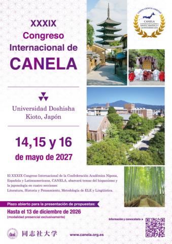 Cartel del XXXIX Congreso Internacional de CANELA